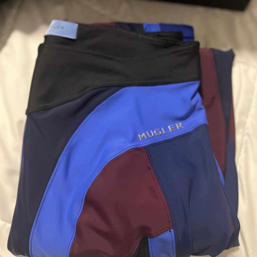 Mugler Multicolor Panel Leggings